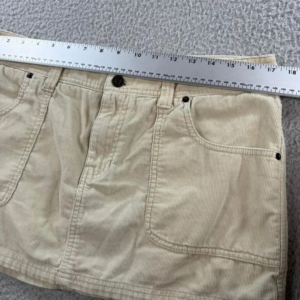 Abercrombie-fitch Women's Tan and Cream Skirt